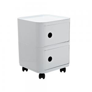 Plastic Bedside Storage Cabinet With Wheels