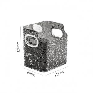 Storage Box with Small Compartment- Glacier Pattern - SMALL